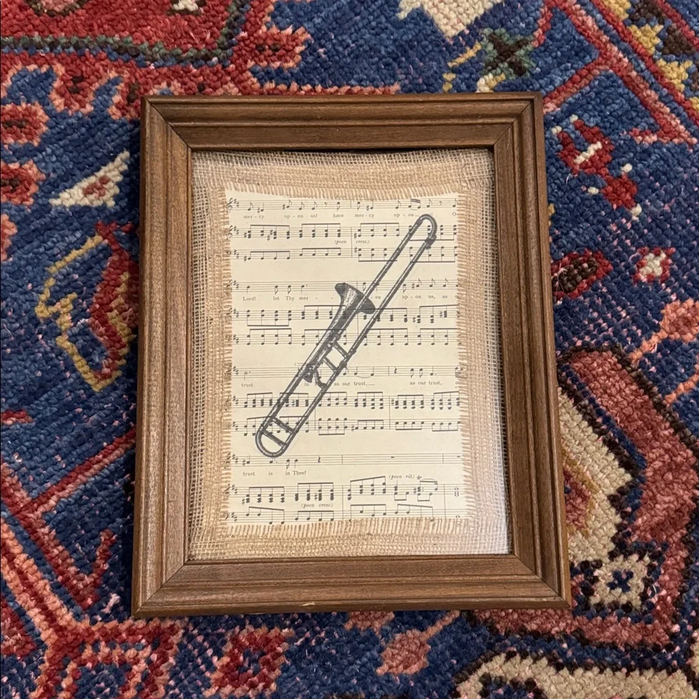 Vintage framed wall